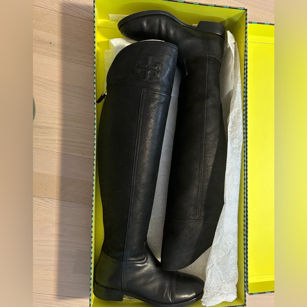 Tory Burch - Simone 35mm over the knee boot - black - 8.5